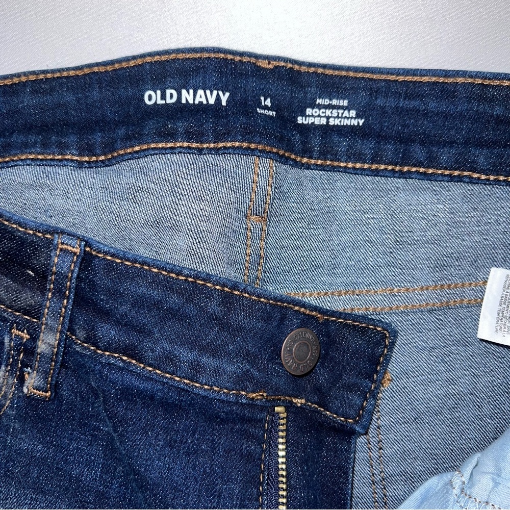 Old Navy Blue Skinny Jeans Classic Denim - Picture 7 of 11